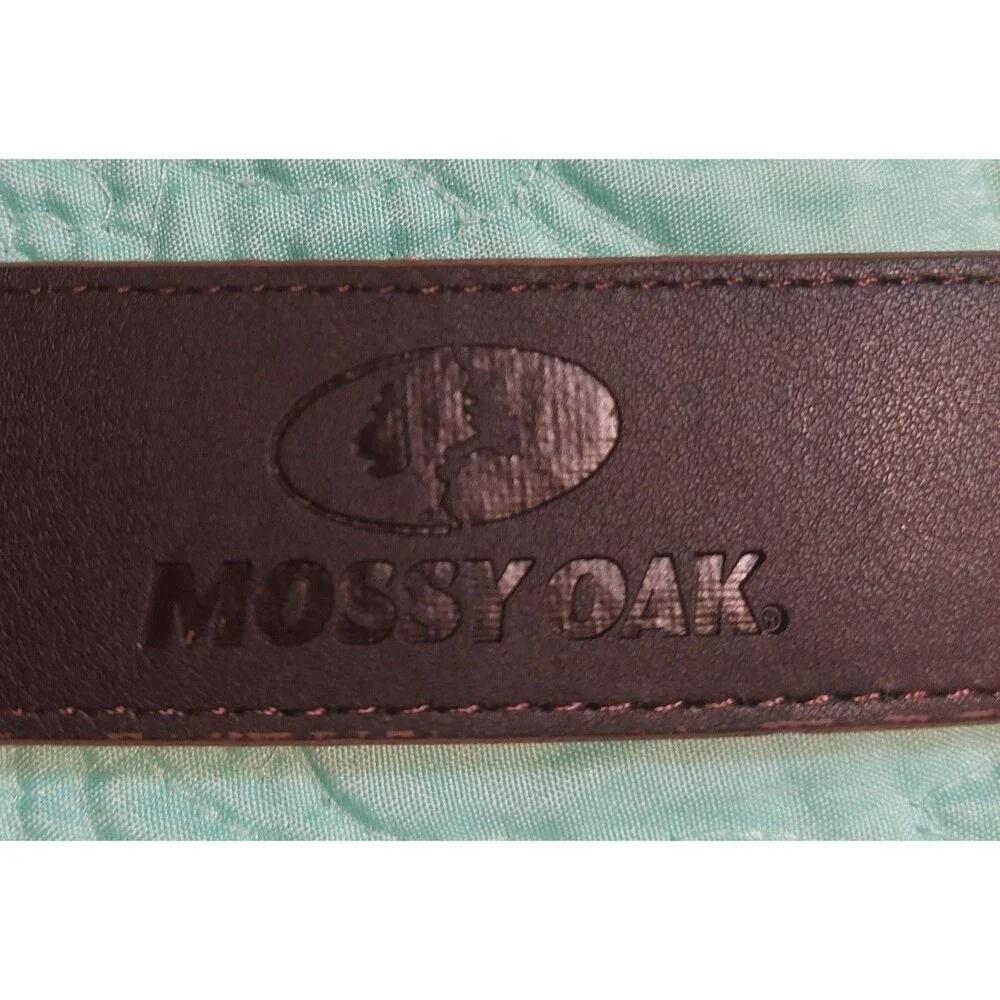MOSSY OAK Men Belt Genuine Leather XL (42-44),Made In Taiwan, good Condiction.